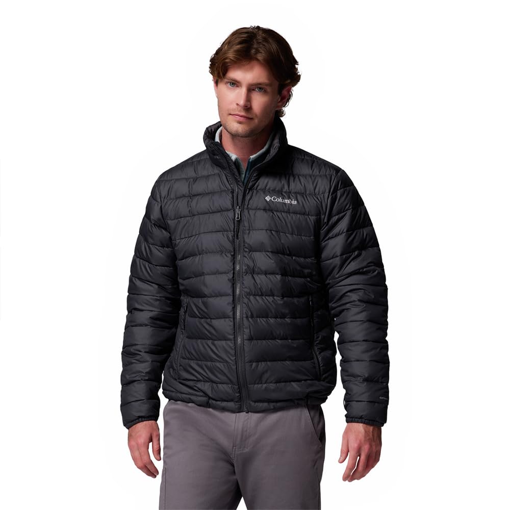 Columbia Chaqueta Point Park Interchange para hombre, abrigo de invierno 3 en 1 Interchange, Everblue, Shark, XL