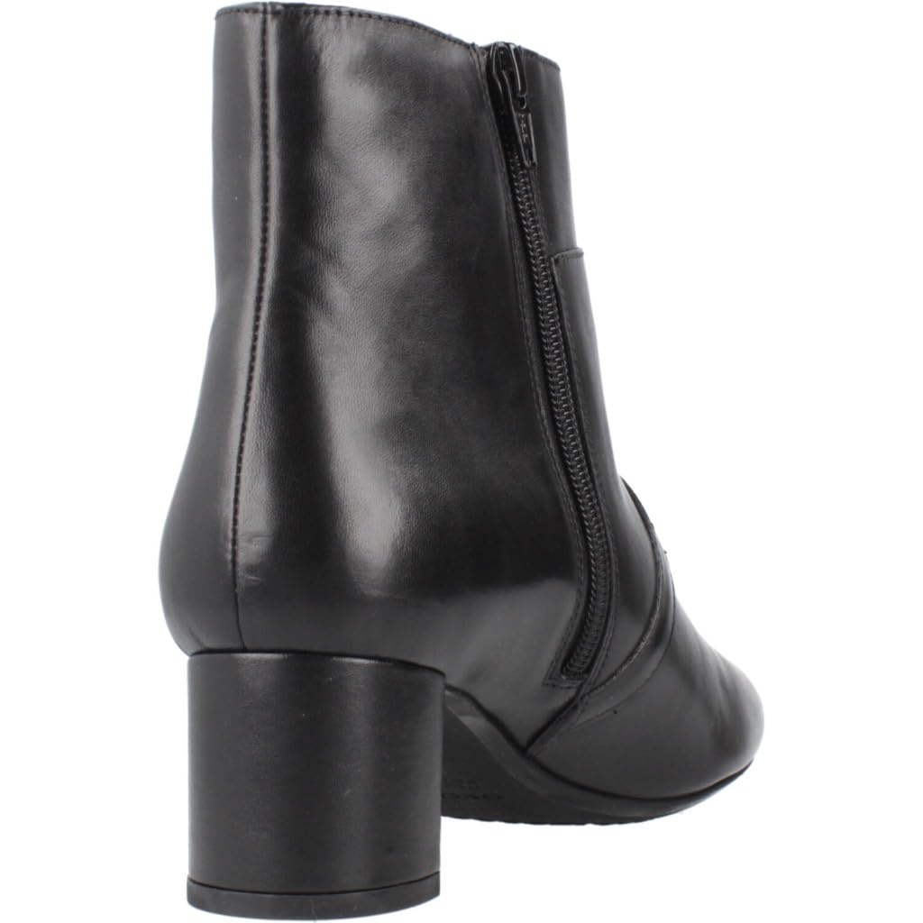 Geox D Pheby 50A, Bota de Tobillo Mujer, Black, 36.5 EU