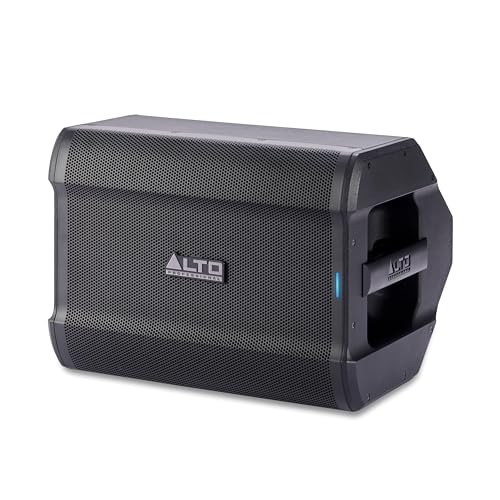 Alto Busker Altavoz Autoamplificado Portátil Grande de 200W con Bluetooth, Batería Recargable, Mesa de Mezclas 3 Canales, Alesis FX, App, Carga USB