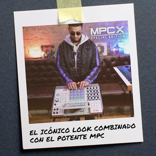 AKAI Professional MPC X SE - Centro de producción autónomo y creador de ritmos con pantalla multitáctil 10.1", drum pads, motores de sinte, 48GB