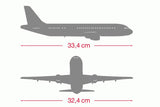 herpa Avión en Miniatura Edelweiss Air Airbus A350-900 – HB-IHF PIZ Bernina, a Escala 1:200, Pieza de colección, Modelo sin Base, plástico