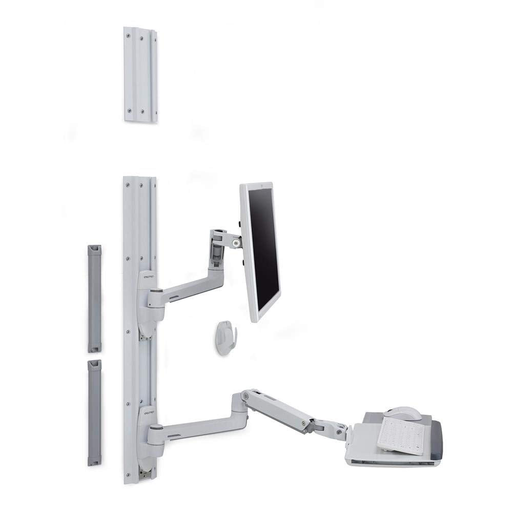 Ergotron LX Wall Mount System 81,3 cm (32") Blanco - Soporte de pared para pantalla plana (Monitor de ordenador, 11,3 kg, 81,3 cm (32"), 75 x 75 mm, 100 x 100 mm, Blanco)