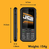 JCB Tradesman 3 4G Teléfono Robusto con WiFi, Resistente al Agua, con Whatsapp, Punto de Acceso, Doble SIM y Bluetooth, Negro