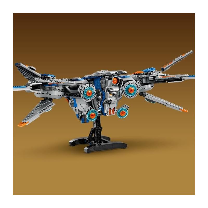 LEGO Marvel Guardianes de la Galaxia: La Milano Nave Espacial de Juguete de Construcción con 4 Minifiguras Inc. Gamora y Star Lord, Figura de Groot, Regalo para Niños y Niñas de 12 Años o Más 76286