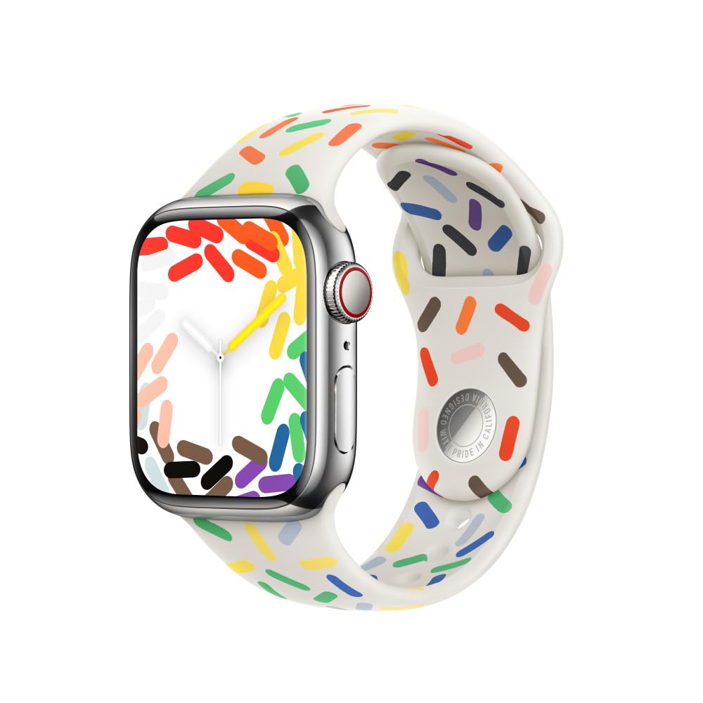 Apple Watch Band - Correa deportiva - 41 mm - Edición Orgullo - Talla S/M