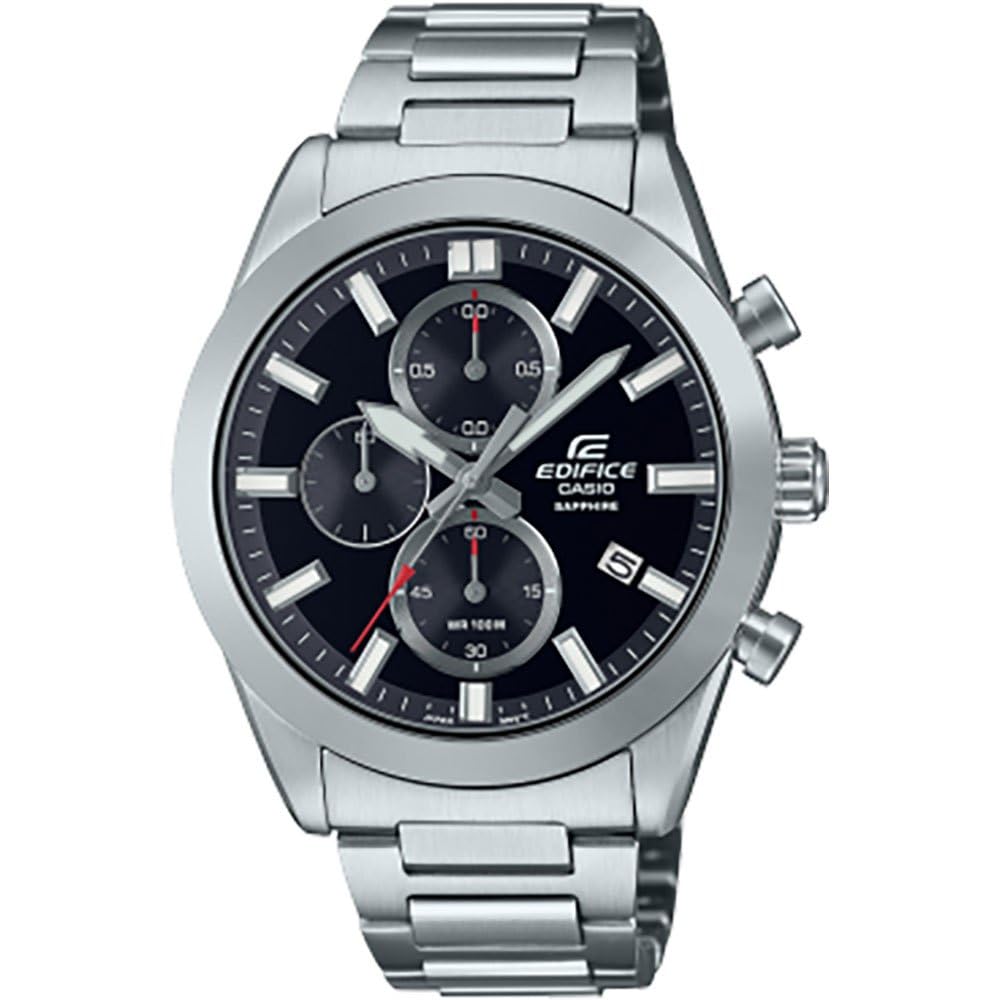 Casio Reloj Cronógrafo para Hombres de Cuarzo con Correa en Acero Inoxidable EFB-710D-1AVUEF