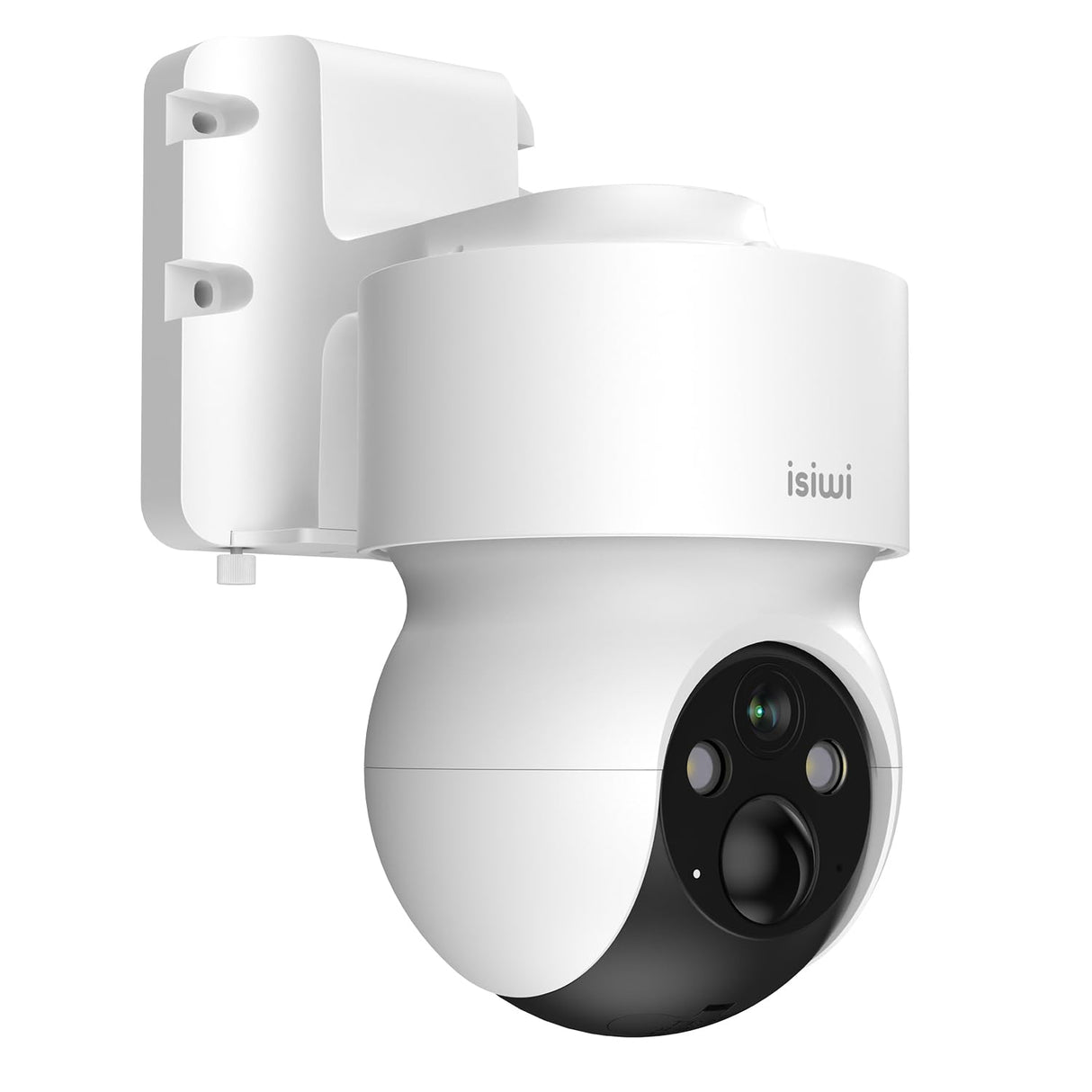 Isiwi Redi+ - Cámara motorizada 4G para Uso Externo a batería con SIM, vigilancia inalámbrica, 3 MP, Tarjeta SD, IP65, detección Humana PIR, Audio, Compatible con Alexa/Google, aplicación para