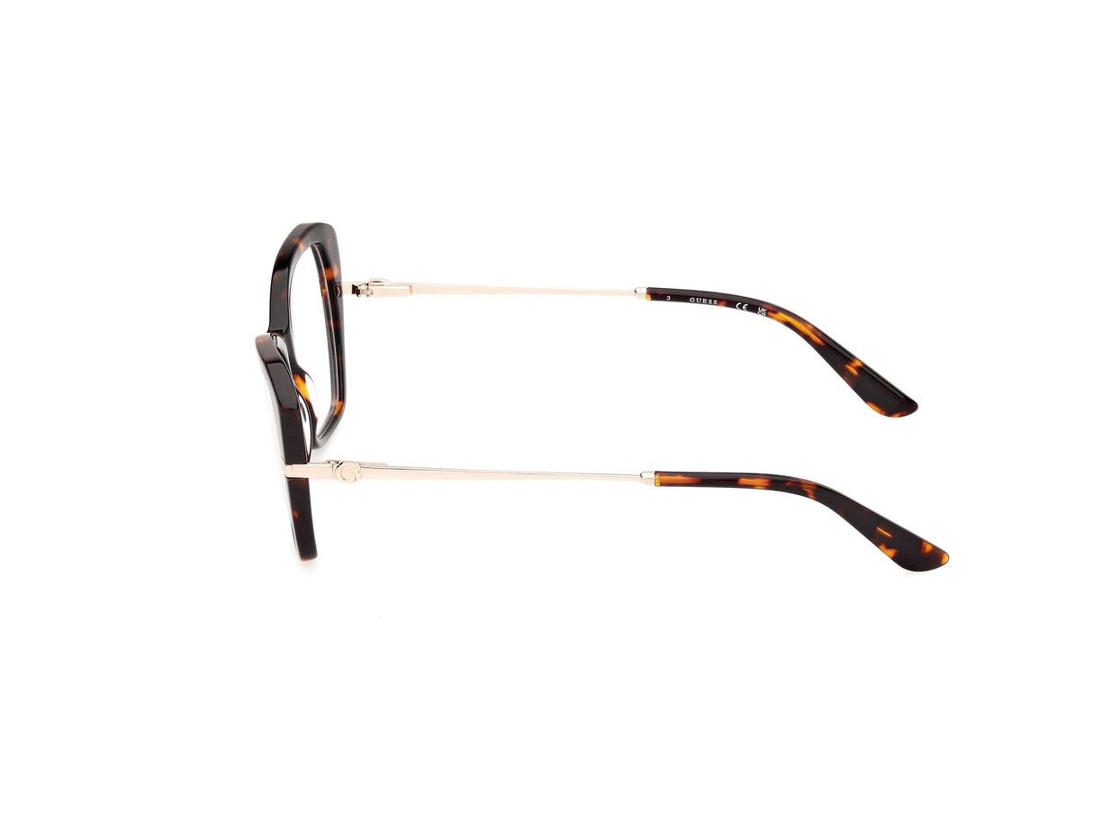 GUESS Gu50183 Marcos para Gafas recetadas, 052 Dark Havana, 54/15/145 para Mujer