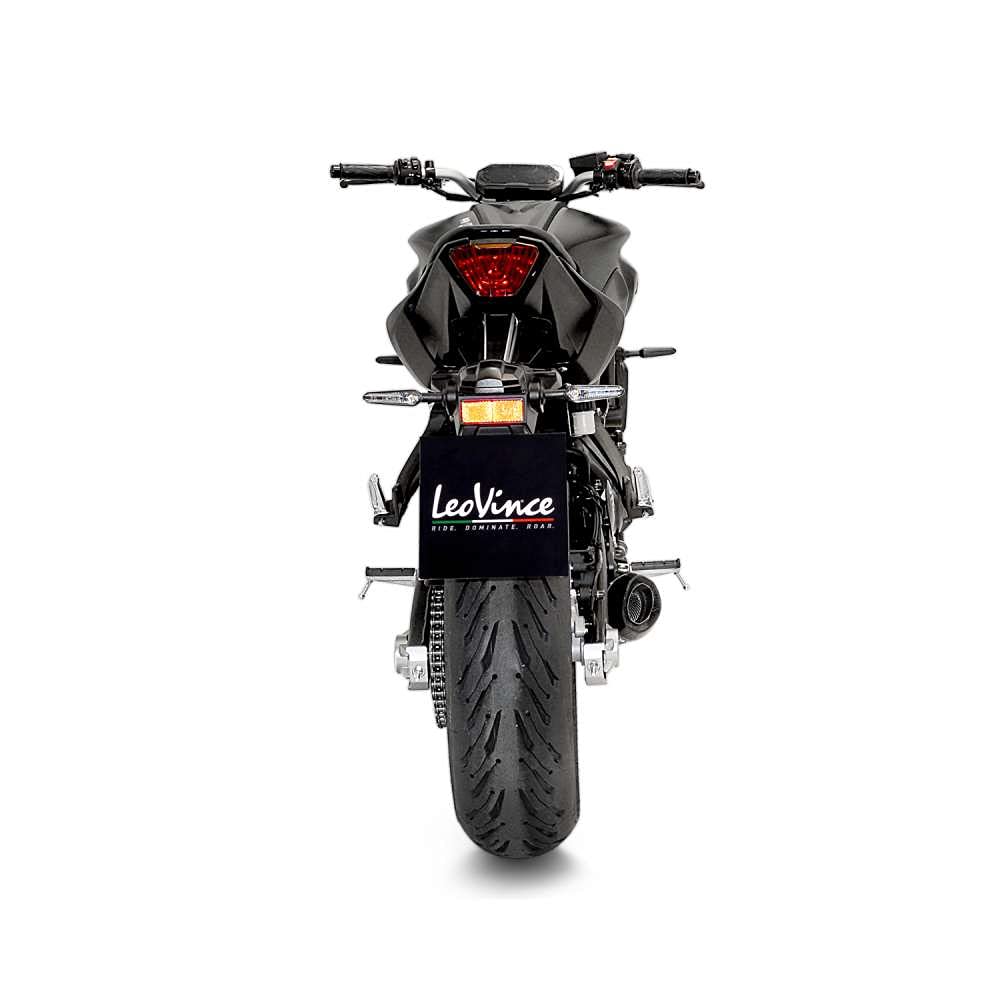 SBK LV ONE EVO NEGRO 2/1 YAMAHAMT-07 INOX con catalizador