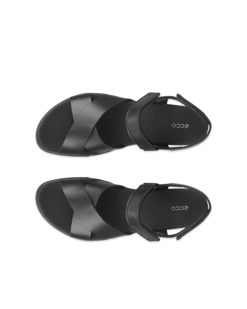 ECCO Damara Sandal, Sandalia Mujer, Negro, 38 EU