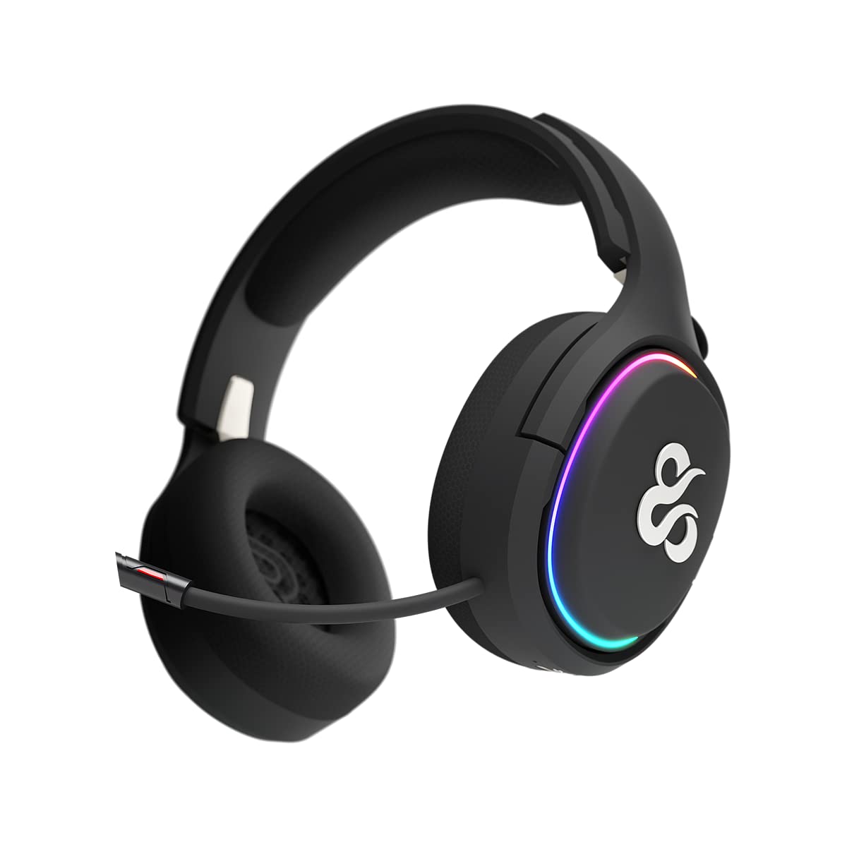 NEWSKILL Aton Black | Auriculares Gaming Inalámbricos | 2.4Ghz | Bluetooth 5.0