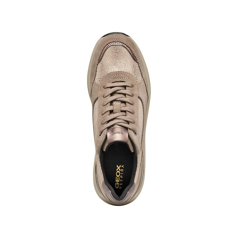 Geox Zapatillas D Spherica Ec13 A para mujer, pardo, 40 EU