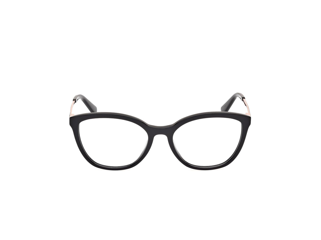 Guess Gu50171 Marcos para Gafas recetadas, 001 Negro Brillante, 55/17/145 para Mujer