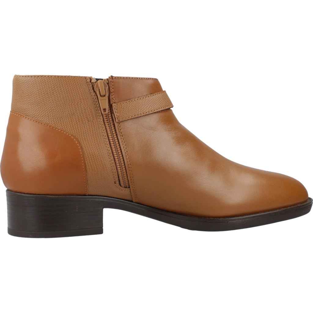 Geox D Felicity B, Bota de Tobillo Mujer, coñac, 40 EU