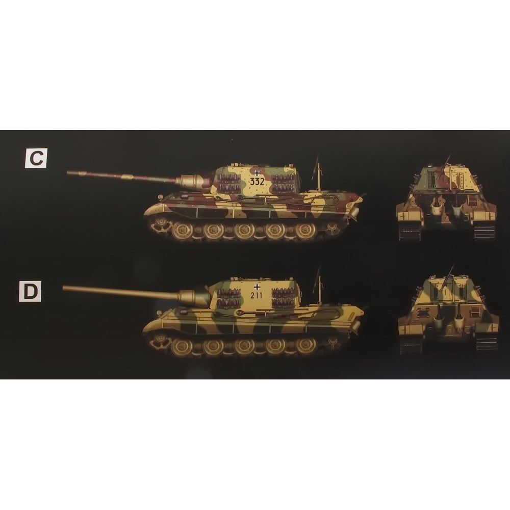 Trumpeter-1/16 1/16 SD KFZ 186, Jagdtiger, Color marrón, Verde, Beige, (WA San Development Macau 00923)