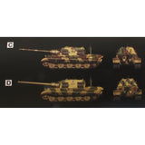 Trumpeter-1/16 1/16 SD KFZ 186, Jagdtiger, Color marrón, Verde, Beige, (WA San Development Macau 00923)