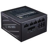 Cooler Master XG 650 Platinum Fuente de Alimentación (UE) - 80 Plus Platinum (Eficiencia +92%) 650W, Totalmente Modular, Condensadores 100% Japoneses, Ventilador FDB de 135mm - 10 Años de Garantía
