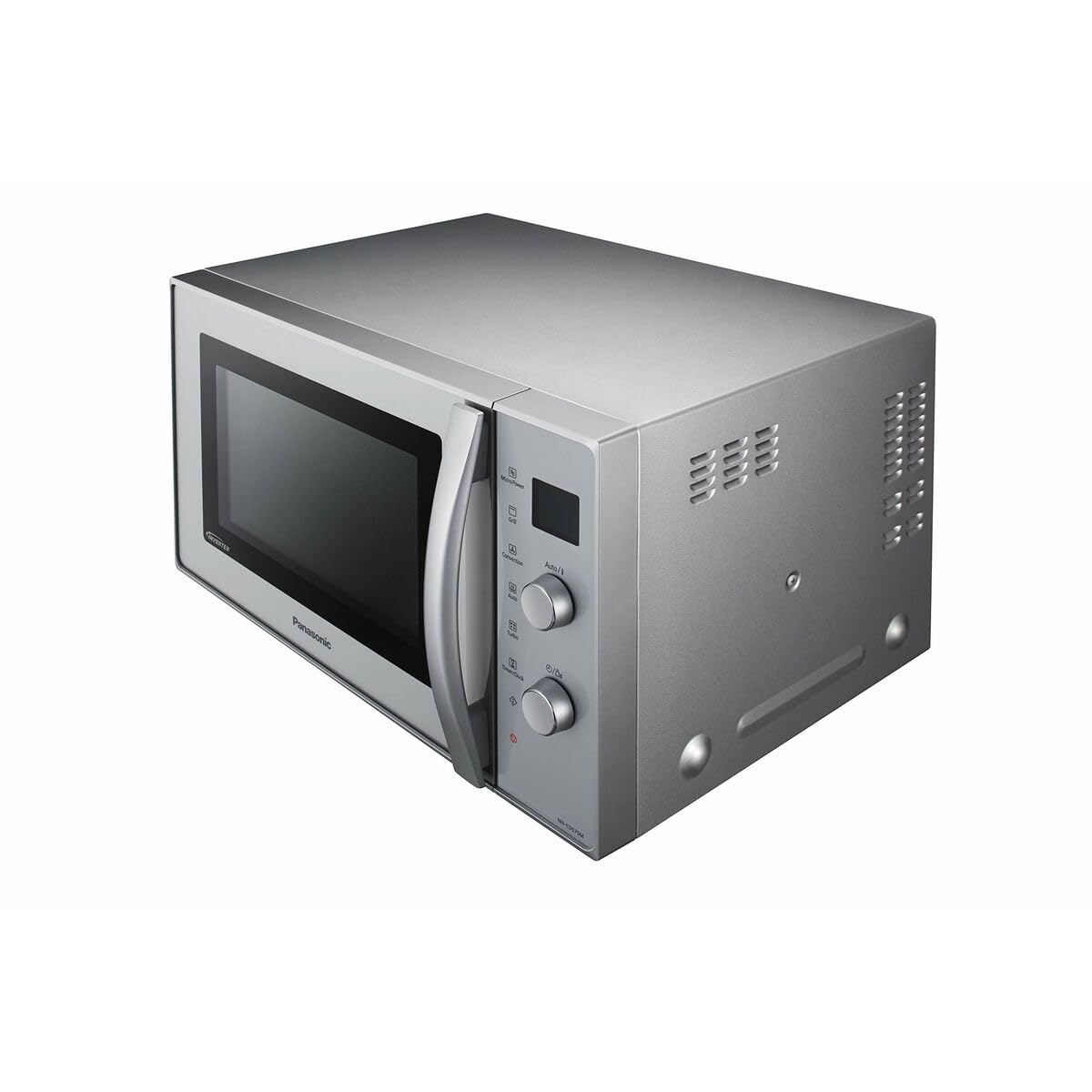 Panasonic NN-CD575 - Microondas Horno con Grill Combinado Slim (1000 W, 27 L, 6 niveles, Inverter, Grill 1300 W, 100-220ºC, 11 modos, plato giratorio 340 mm) Plata