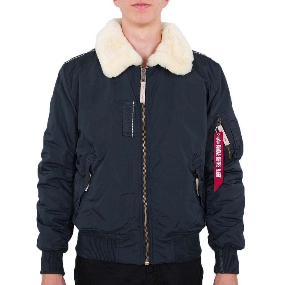 Alpha Industries 143104-7-M Chaqueta, Hombre, Azul (Rep.Blue 7), Medium (Tamaño del Fabricante: M)