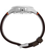 Timex Expedition North - Reloj de 41 mm para hombre, eco-friendly marrón, correa de liberación rápida de dos piezas, esfera negra, caja de acero inoxidable TW2V64100