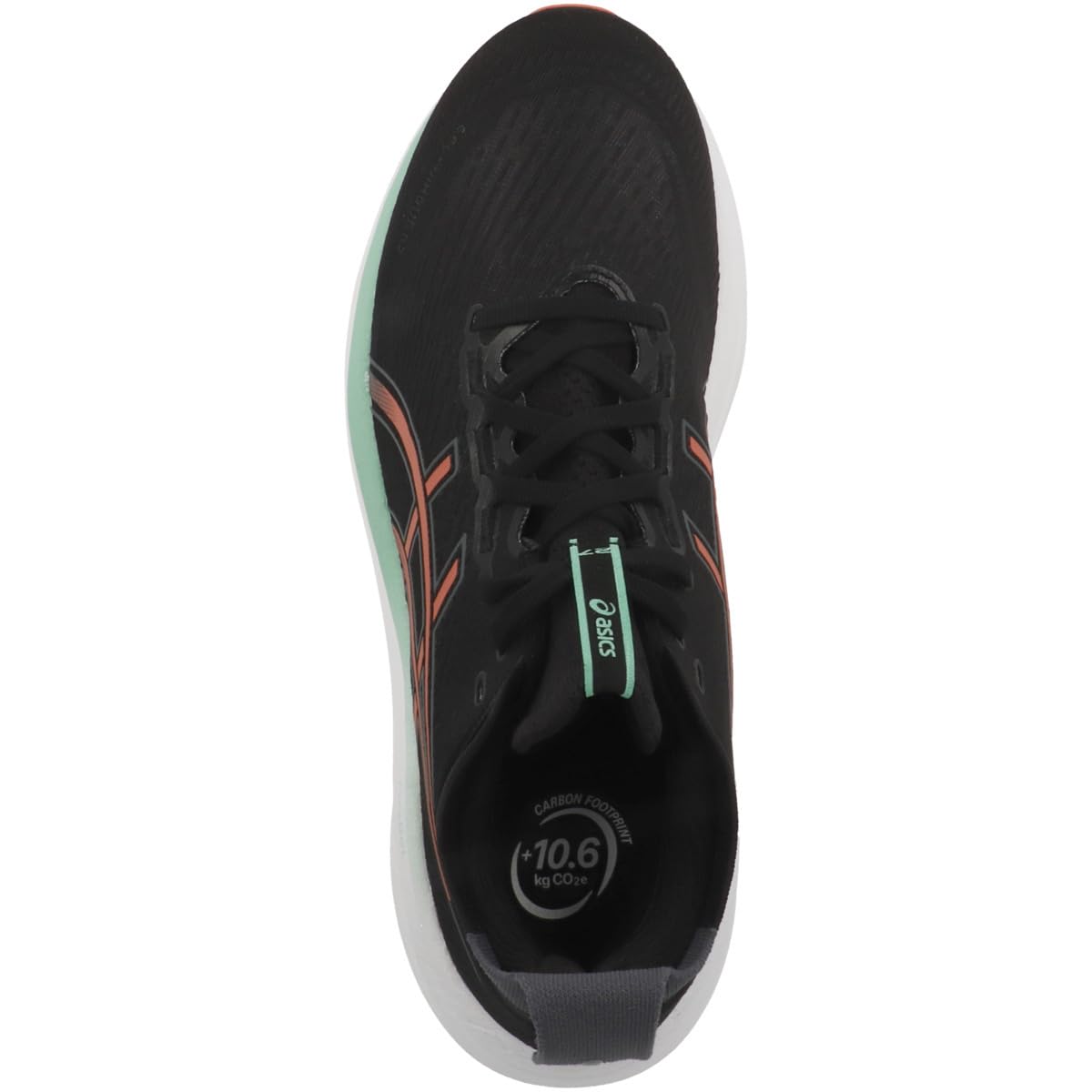 ASICS Gel-Nimbus 27, Sneaker Hombre, Black/Coral Reef, 39.5 EU