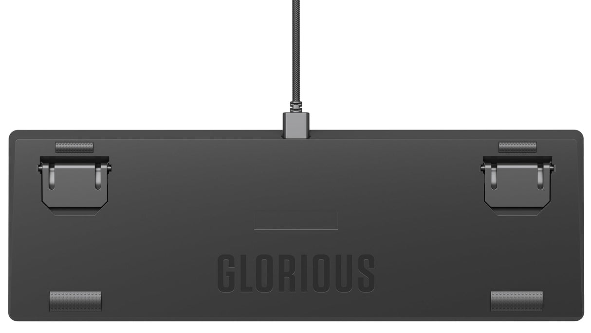 Glorious Gaming GMMK 2 Compact 65% - Teclado gaming mecánico, compacto TKL 65%, carcasa de aluminio, personalizable, keycaps dobles, switches Fox, RGB, distribuciones QWERTY español - Negro