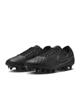 Nike Legend 10 Pro FG, Zapatillas de fútbol Hombre, Black/Black/Deep Jungle, 41 EU