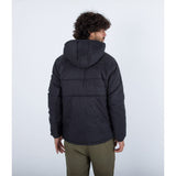 Hurley Portage Puffer Bomber Jacket, Chaqueta Hombre, Negro (Black), S