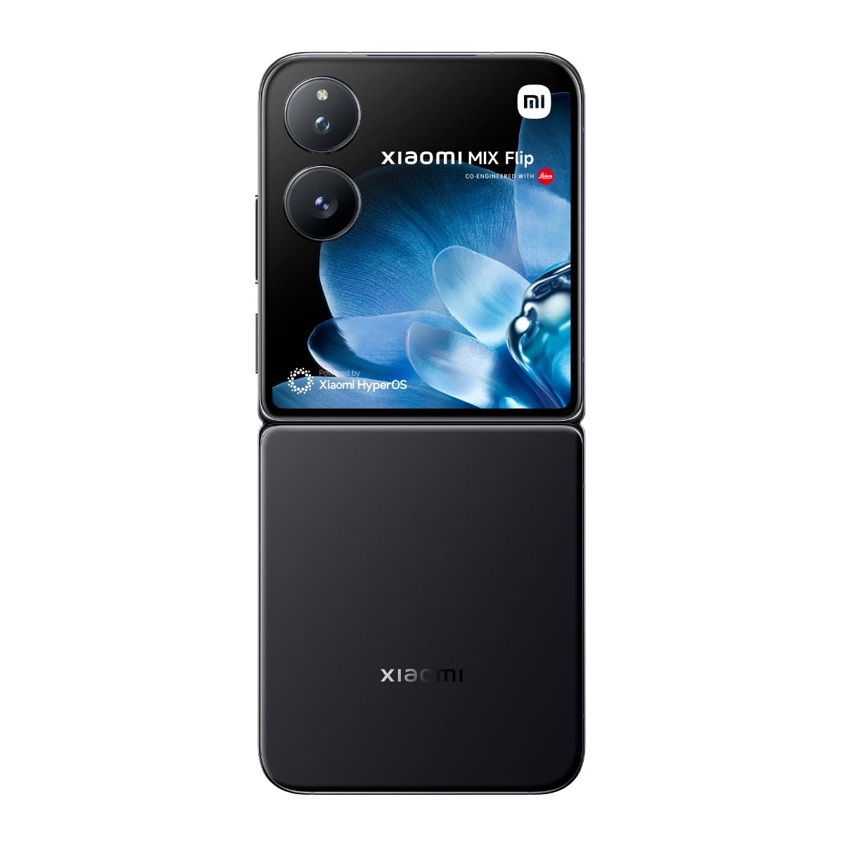 Xiaomi Mix Flip - Smartphone de 12+512GB, Lentes Leica Summilux, Snapdragon 8 Gen 3, Pantalla Exterior de 4,01" e Interior de 6,86" 120Hz, HyperCharge 67W, Cargador Incluido, Negro (Versión ES)