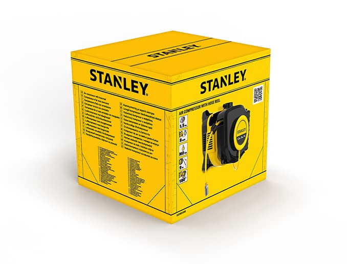 Stanley - WALLTECH Compresor de pared, amarillo