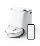 NARWAL Freo Robot Vacuum Cleaner with Automatic Cleaning and Base Function (Freo Mode and DirtSense Dirt Detection, Rotating Mops, Smart-Swing Edge Cleaning, Hot Air Drying)