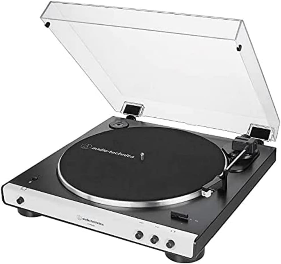 Audio-Technica LP60XBTWH Giradiscos Automático Estéreo Inalámbrico de Tracción por Correa Blanco