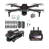 LUXWALLET Aerofly X Dodge - 30km /h - GPS Drone + OAS (Sensor para Evitar obstáculos) - 1200 Meter - Cámara de 1 Eje - Estabilizador EIS