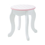Teamson Kids Mesa de Tocador Castillo de Madera Espejo y Taburete TD-12951A