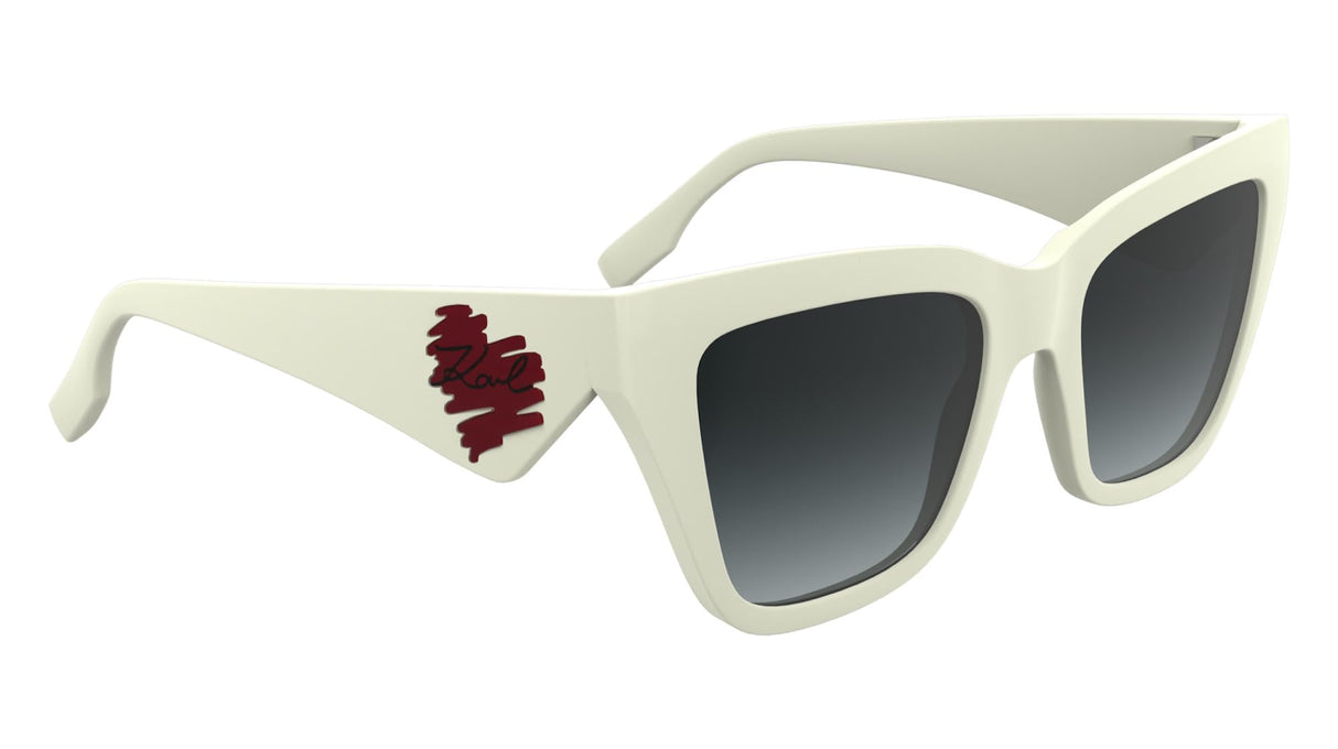 KARL LAGERFELD KL6184S Gafas, White, 53-140-19 Unisex Adulto