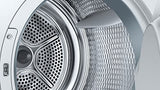 Bosch WQG233D0FR Serie 6 - Secador de secadora con bomba de calor (8 kg, 112 L), diseño antivibración, color blanco