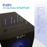 EVEN - PC Gaming Starter Ryzen 5 5600G | 16GB DDR4 RAM| 500GB NVME SSD|5X Ventiladores | Sin Sistema Operativo