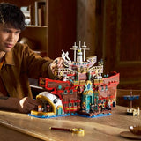 LEGO One Piece Restaurante Flotante Baratie - Maqueta de Barco para Adultos - Decoración Anime con Interior Detallado y 10 Minifiguras Inc. Luffy, Nami y Sanji - Regalo para Fans 75640