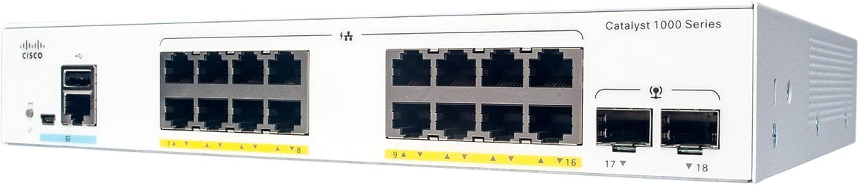 Cisco CATALYST 1000 16 PORT GE POE EXT PS 2X1G SFP