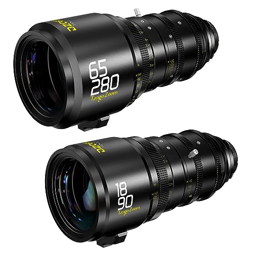 DZOFILM Tango - Kit de 2 Lentes (18-90 mm T2.9/65-280 mm T2.9-4) para Montaje PL&EF (S35) Metric (w/o servo)