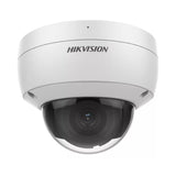 Hikvision Cámara de Red de Domo Fijo AcuSense Vandal de 8 MP con Lente de 2,8 mm
