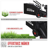 Güde Cortacésped Eco Wheeler 390 1,6 R (Motor de Gasolina de 4 Tiempos 1,6/2 (kW/PS), Ancho de Corte 390 mm, Dispositivo de Pesca de 35 L, Ajuste de Altura de Corte 30 – 66 mm, siega, recolección,
