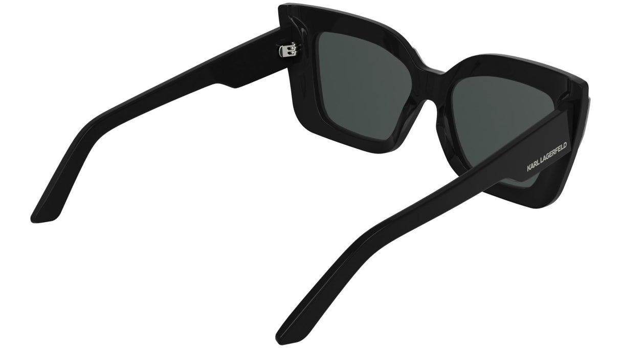 KARL LAGERFELD KL6204S Sunglasses, Black/Silver, Talla única para Mujer