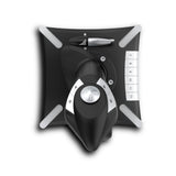 KROM K-FLIGHT -Joystick set, Juego palancas simulador vuelo, Palanca acelerador/dirección, modo interno vibración, Grip sintético mejor agarre, 2 ejes, 2 POV, 16 botones, PC, PS4, Xbox One, Negro
