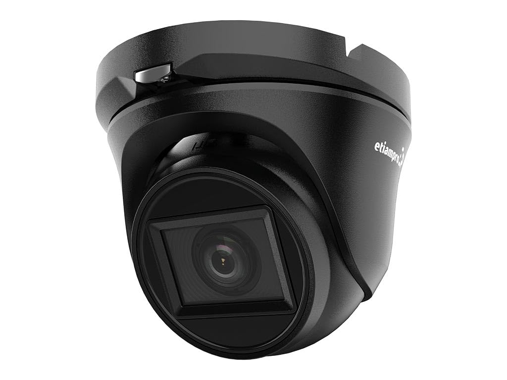 EtiamPro CÁMARA DE VIDEOVIGILANCIA HD - HD TVI - Domo - Lente VARIFOCAL - Color Negro