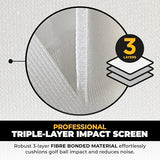 SimSpace Platinum Golf Impact Screen - Pantalla de proyector para simulador de Golf para el hogar, Rendimiento de 4 Capas con Espuma Resistente a los Impactos, reducción de Ruido, claridad Ultra 4K