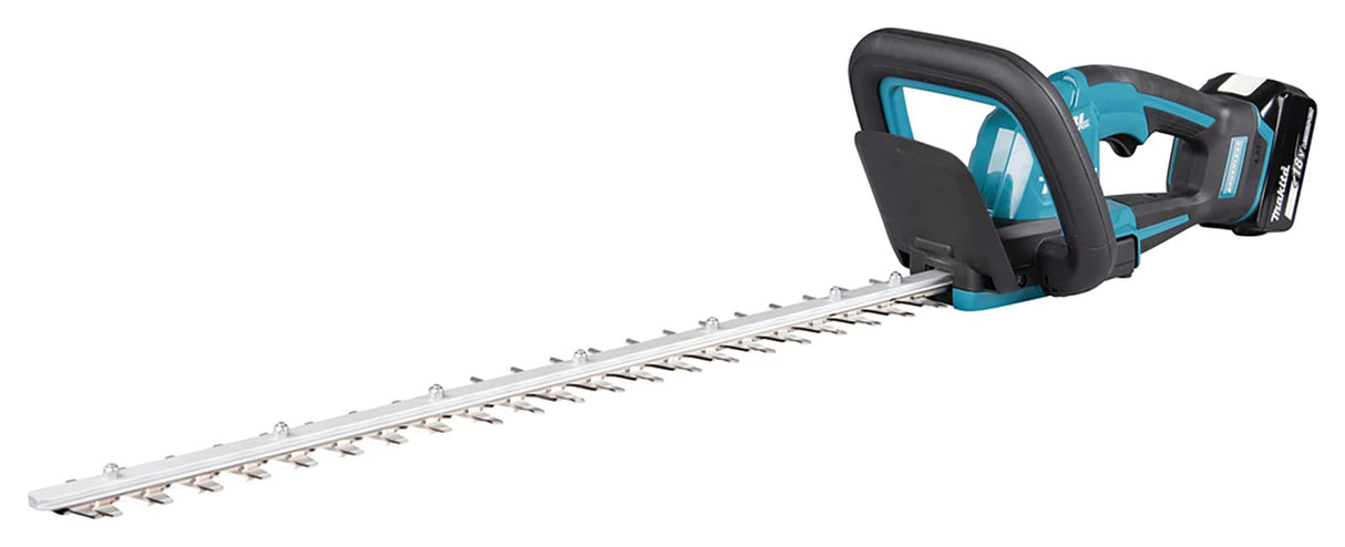 Makita DUH606RT - Cortasetos de iones de litio (18 V, sin escobillas, 60 cm, incluye 1 batería de 5,0 Ah y cargador)
