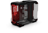 Zeaginal ZC-01M Plus (Negro/Rojo) - Carcasa del Ordenador Abierto ATX