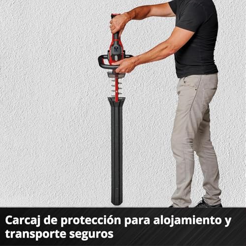 Einhell Professional Cortasetos con batería GP-CH 18/61 Li BL-Solo Power X-Change (18 V, sin escobillas, Longitud de Corte 61 cm, Sistema antibloqueo, Incl. carcaj, sin batería)