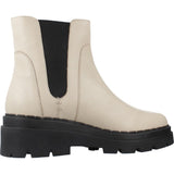 Geox D Felleny C, Bota de Tobillo Mujer, Lt Taupe Black, 40 EU
